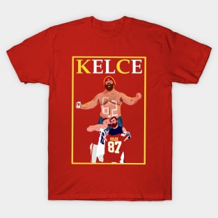 Kelce Brother : Travis KELCE x Jason kelce T-Shirt